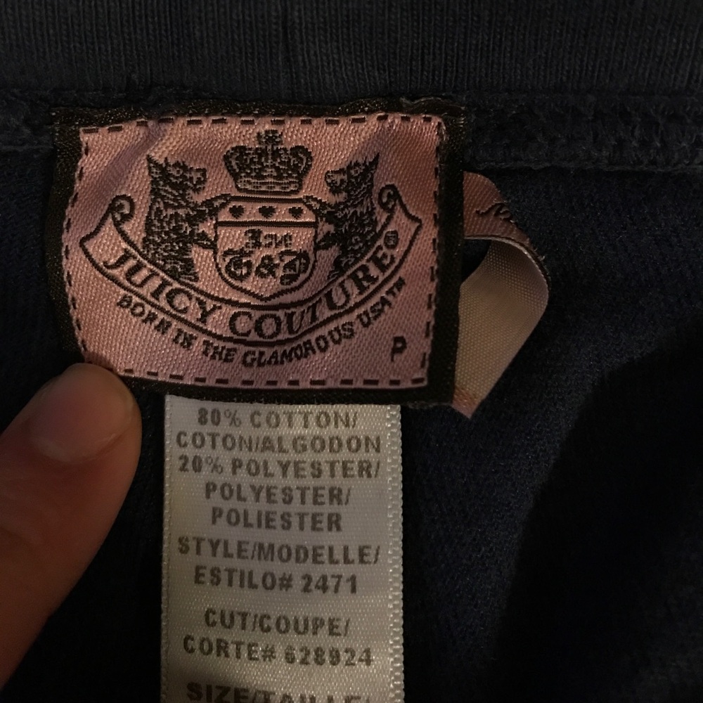 Juicy Couture Micro Terry Original Leg Drawstring Pant - Picture 2 of 2